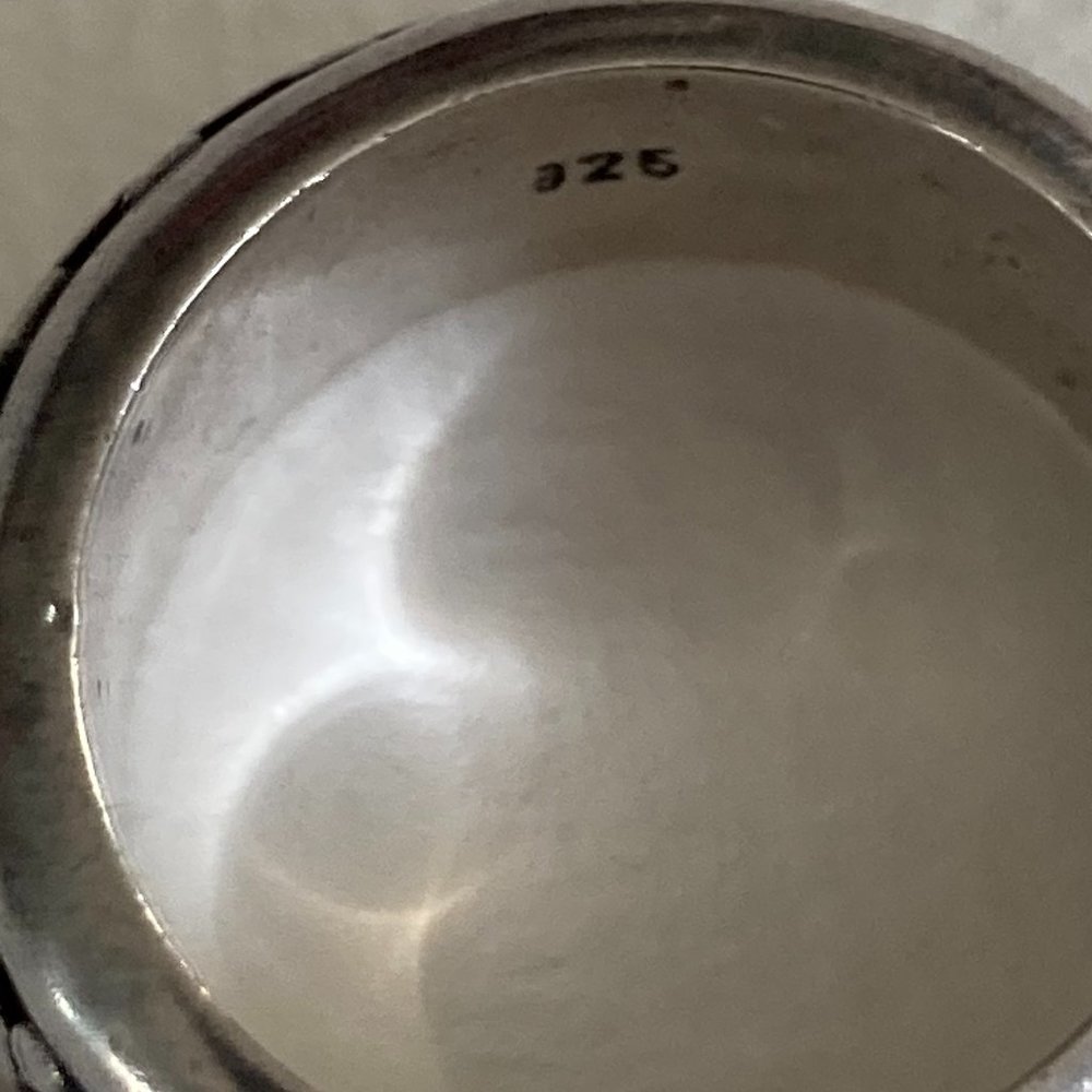 Dotted Sterling Silver Spinner Ring - image 5